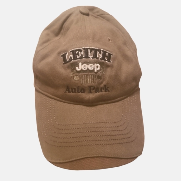 Jeep Other - LEITH JEEP AUTO PARK Tan Canvas Hat O/S